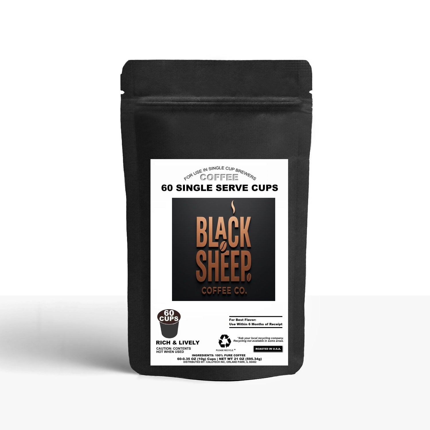 60 Pack Single Serve Coffee Capsules